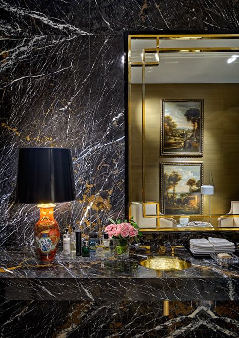 Black Marble Slabs