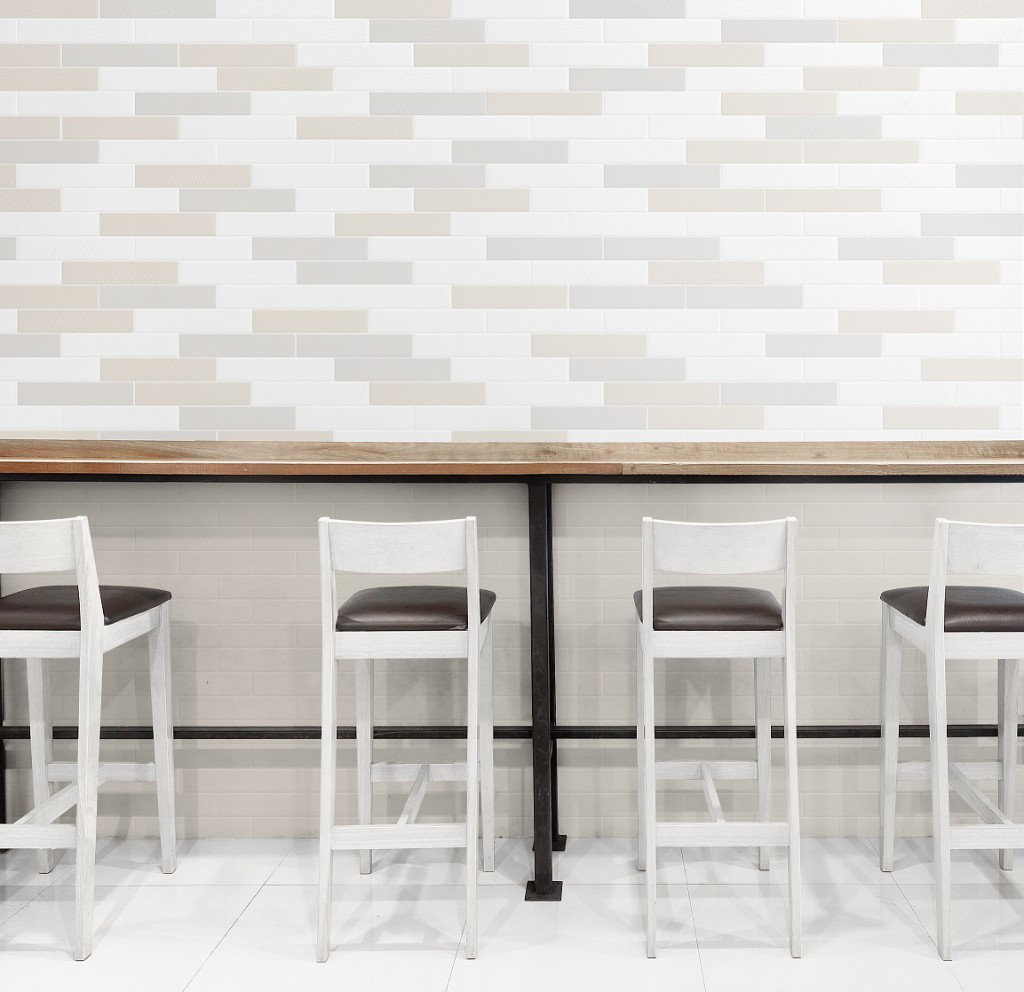 Counter in cafe bar